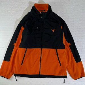 UT Texas Longhorns Men’s Fleece Jacket Size XXL College Football Game Day Bevo